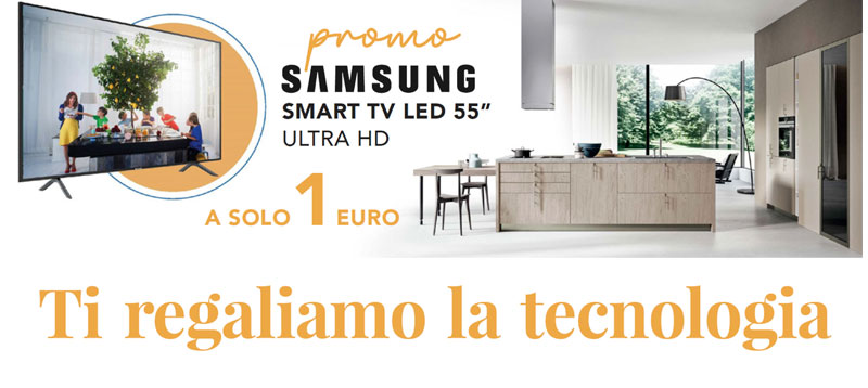 Elettrodomestico Samsung in omaggio